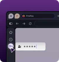 Illustration of passwords in sidebar