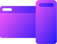 llustration of a desktop browser window and a mobile device.