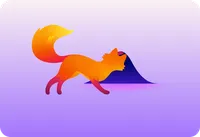 Kit, Firefox mascot, looking into hole