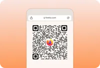 A QR code to download Firefox mobile