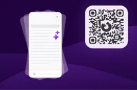 Firefox graphic showing a mobile device and a QR code, highlighting the option to connect or continue browsing across devices.