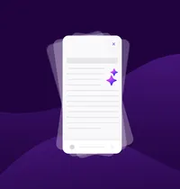 Écran de téléphone affichant un résumé du contenu d’une page web généré par l’IA.