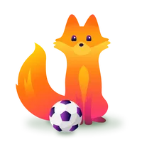 A photo of Kit with a soccerball