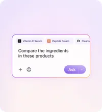 Smart Window: Compare the ingredients in these products
