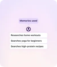 Memories used