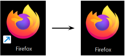 A screenshot of the new Firefox Desktop launcher icon